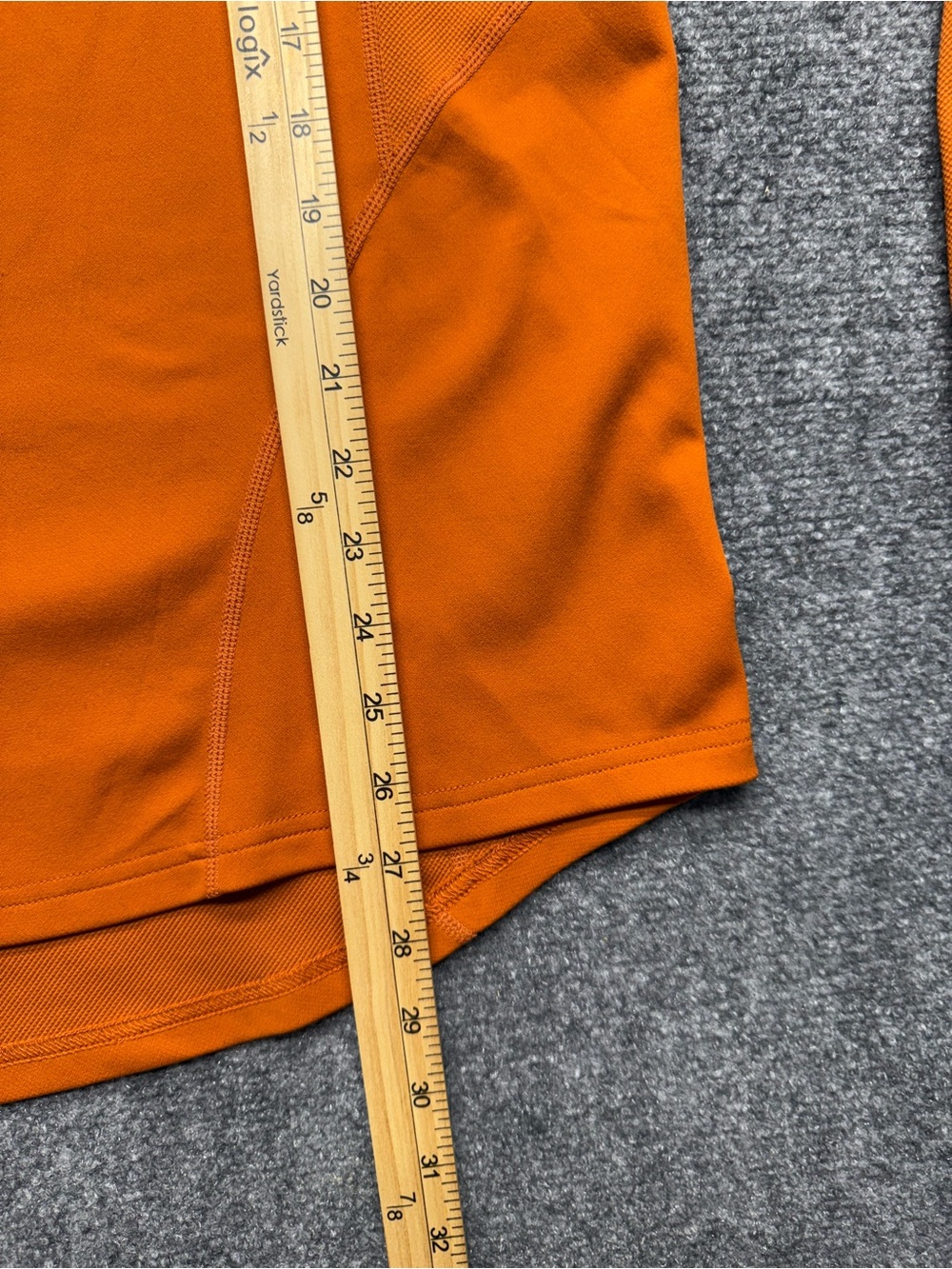 Nike FIT DRY ACG Men's XL Orange Quarter-Zip Performance Pullover - Picture 3 of 8